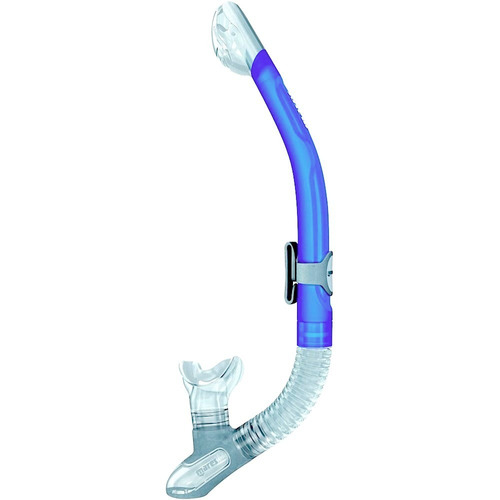 Mares Snorkel Profesional Ergo Dry 100% Seco Color Azul