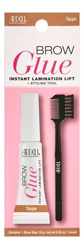 Pegamento Para Cejas Color Topo Con Cepillo De Peinado De Do