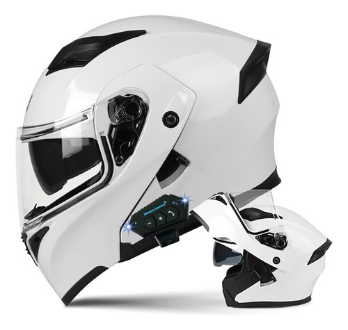 Bluetooth Modular Motorcycle Helmet Dot Approved Anti-fog