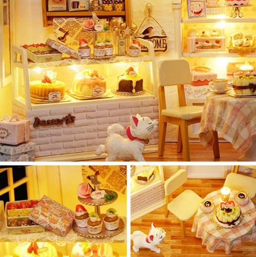 Kit De Casa De Munecas En Miniatura Kisoy Ab, Romantica Y...