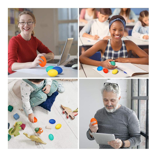 Pelotas De Silicona Para Hacer Ejercicio Con Forma De Huevo,