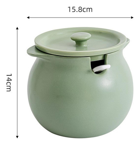 Elegante Juego De Almacenamiento De Cocina De L Verde