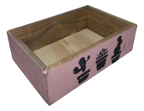 Caja Cajones Organizador Madera Decoradas Vintage Deco 30x20