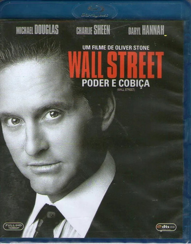 Wall Street Poder E Cobiça - Michael Douglas Blu-ray Novo La