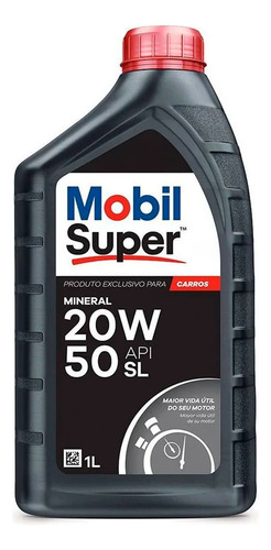 Mobil 20w50 Mineral Super 1000 Api Sl