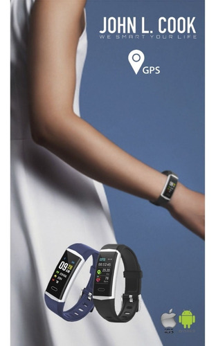 Smartwatch John L. Cook Runners Gps Banda Multi Deportes