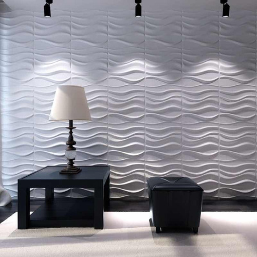 Paredes 3d Board Panel Decorativo Lago 40 X 40 Cm Vb-403