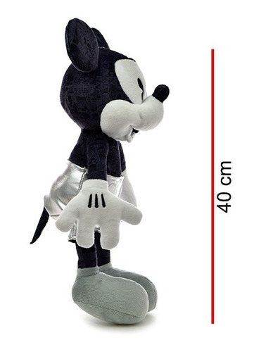 Imagen 3 de 7 de Peluche Mickey 100 Años 40cm- Orig. Phi Phi Toys