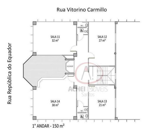 Imagem 5 de 30 de Sala Para Alugar, 21 M² Por R$ 2.800,00/mês - Ponta Da Praia - Santos/sp - Sa0497