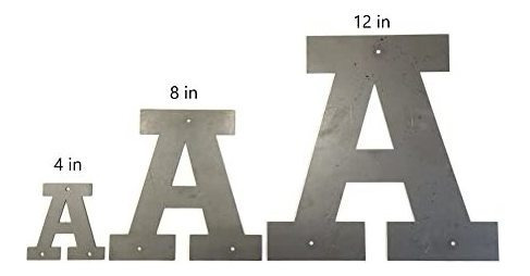 Acero Metal Letras Y Números De La A A La Z Y Del 0 Al 9 Al
