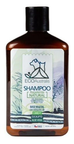 Shampoo Repelente Pulgas Y Garapatas 250ml Ecoaustralis