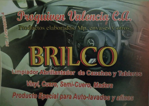 Brilco Limpiador Abrillantador De Cauchos Y Tableros