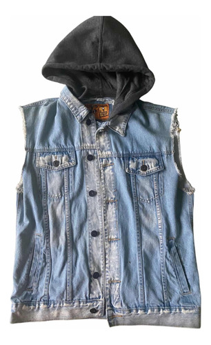 Chaqueta De Jean Sin Manga Talla L