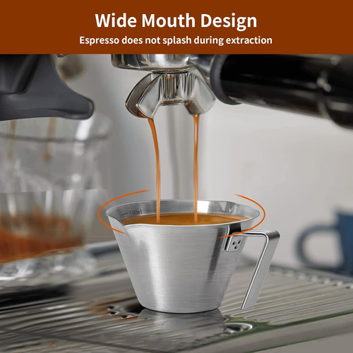 Carrottimes Taza Espresso, Accesorios De Metal Para Espre...