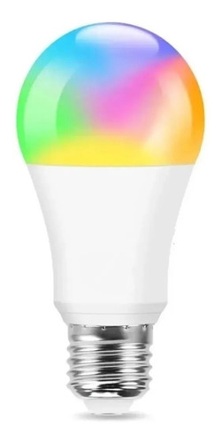 Imagen 1 de 3 de Lámpara Led Bulbo 15w E27 Smart Wifi Luz Rgb Fria Calida 