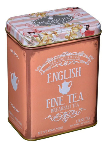 Te English Breakfast Hebras Lata 125g - New English Teas 2u.