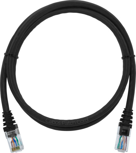 Imagem 1 de 5 de Cabo Internet Cat6 Alta Velocidade Cat6 1 Metro Cat6 Giga