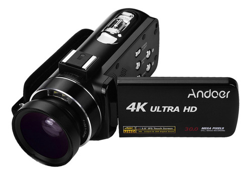 Videocámara Digital Andoer 4k Profesional