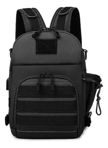 Mochila Bandolera Con Puerto De Carga Usb, Bandolera Para Se