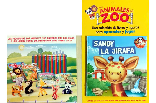 Colección Mis Animales Del Zoo Libro + Figura, Elije El Tuyo
