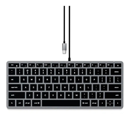 Satechi St-ucsw1m Teclado Slim X1 Wired Backlit For Mac _ap