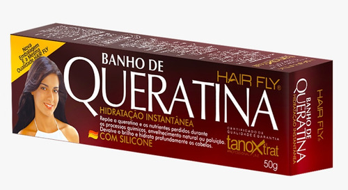 Hidratação Instantânea De Queratina+silicone  50g Hair Fly