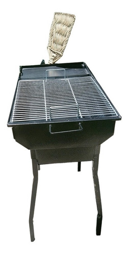 Kit Asador Reforzado-comal Teflon-parrilla-pinzas Inoxidable