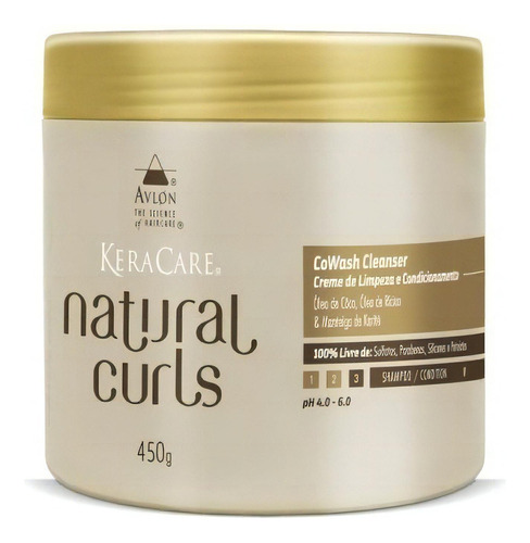 Avlon Keracare Natural Curls Cowash Cleanser 450g