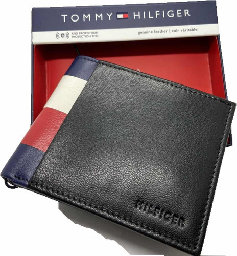 Billetera Clasica Tommy Hilfinger En Caja