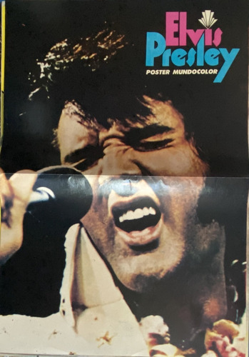 Lámina, Elvis Presley, Antiguo Poster Mundocolor, Cr8