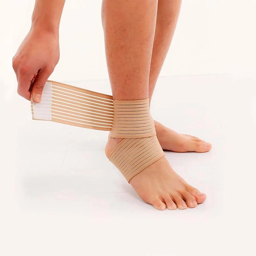Imagen 2 de 5 de Vendaje Elasticado Soporte De Compresion Tobillo Codo Muñeca
