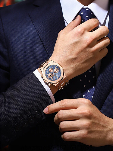Reloj De Hombre Resistente Al Agua Reloj De Cuarzo Luminoso