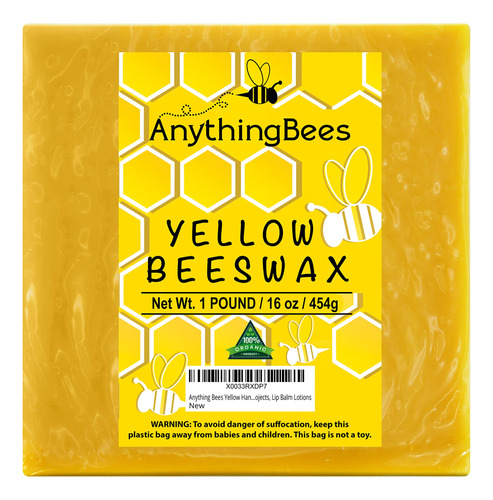 Anything Bees - Bloques/ladrillos De Cera De Abeja 100 % Org