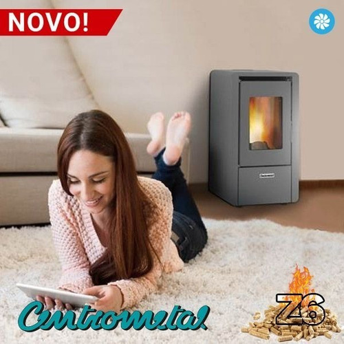 Calefactor Pellet De Madera Pot: 6 Kw, Alta Eficiencia