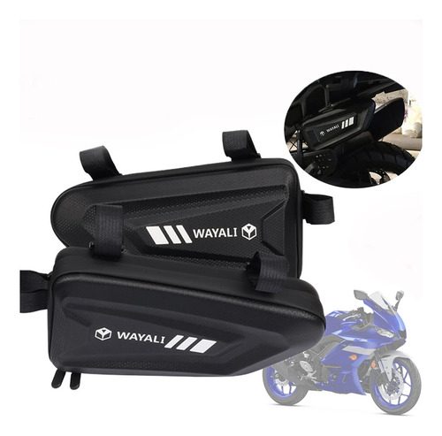 Bolsa De Herramientas Con Bolsillo Lateral Para Yamaha Mt-03