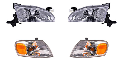 Frente Faros Cuartos Corolla 1998 - 2000 Kit Xry