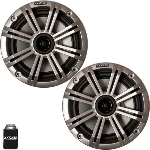 Kicker Altavoz Marino Plateado 6.5  Cantidad 2 1 Par Oem