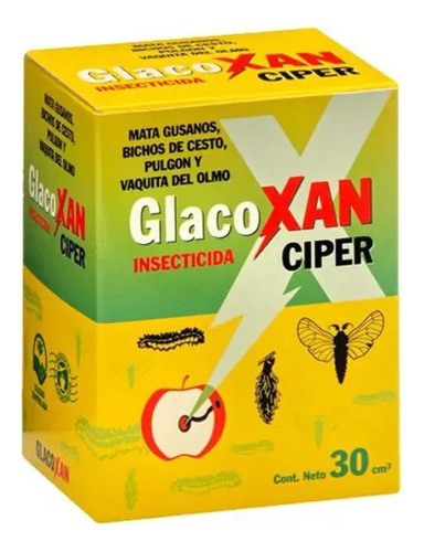 Pack Cipermetrina Insecticida Ciper Glacoxan 30cc X 5u