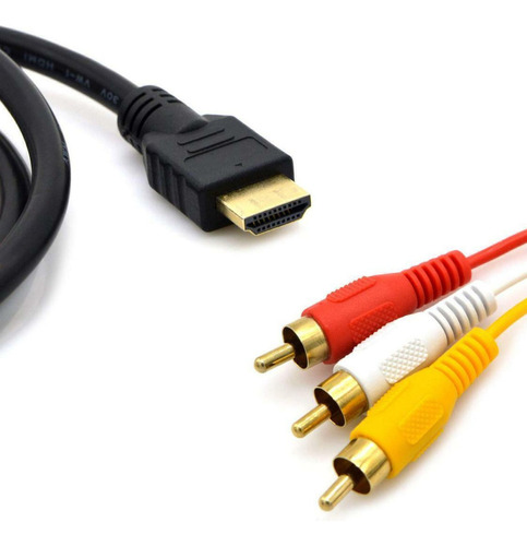 Cable Transmisor De Señal Hdmi A 3 Rca / Irm