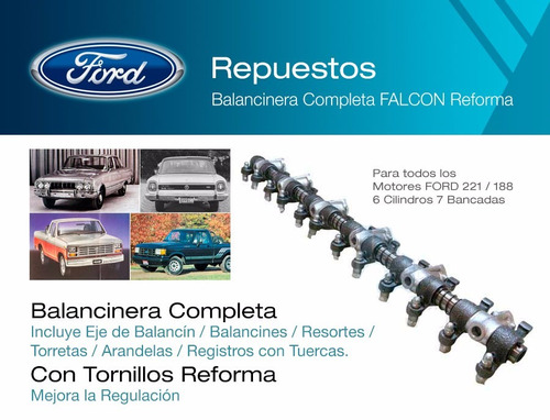 Balancinera Completa Ford F100 Tornillo Reforma - Balancines