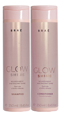 Kit Braé Glow Shine Duo Máscara E Essential Oil Blend