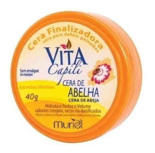 Cera Finalizadora Cera De Abelha Vita Capili Da Muriel 40g