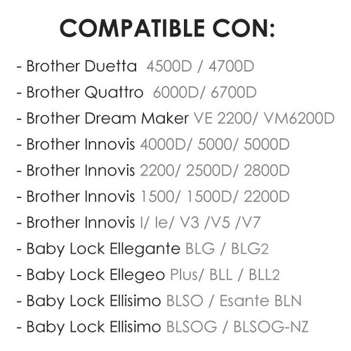 Aro Para Bordadoras Brother Familiares 2.5 X 6cm Sa-437