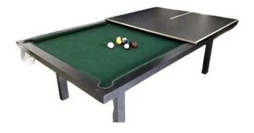 Mesa De Pool Profesional + Ping Pong + Comedor + Accesorios