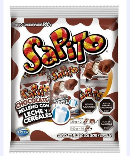 Chocolate Sapito Bolsa Grande 300g