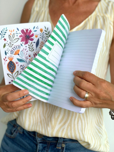 Cuaderno Rayado Ramitas A5 - Mil Letterpress