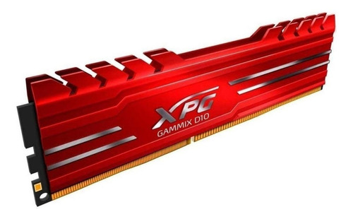 Imagem 2 de 3 de Memória RAM Gammix D10 color Red 16GB 1 XPG AX4U2666316G16-SRG