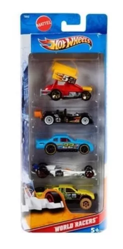 Pack 5 Carrinhos Hot Wheels Oficial Mattel Unidades Sortidas