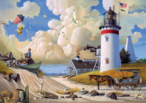 Rompecabezas Buffalo Games Charles Wysocki Dreamers 300 Piez