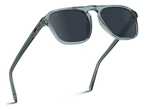 Wmp Eyewear Modern One Bridge Square Men Retro Polarized De